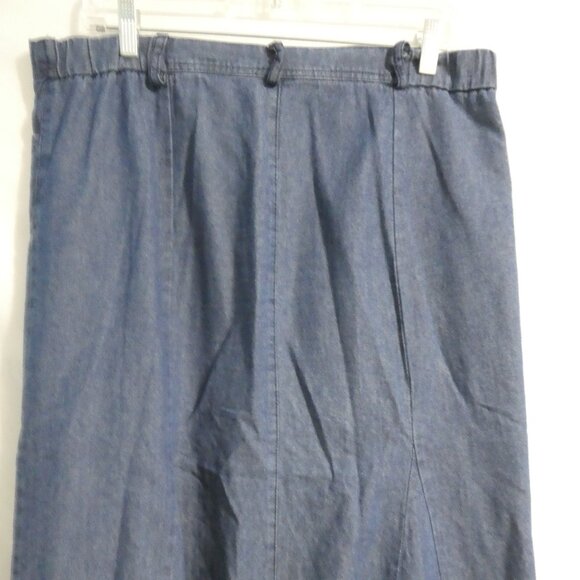 SOUTHERN LADY | size 14 | Blue Denim Skirt | 100% Cotton - Picture 13 of 16